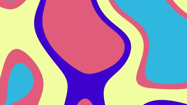 Abstracts Liquid Dynamic abstract background animation featuring colorful, morphing organic shapes and fluid motion graphics