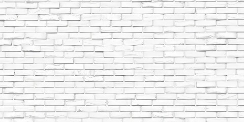 Clean, seamless white brick wall texture  Ideal for background,  brickwork,  seamless texture
