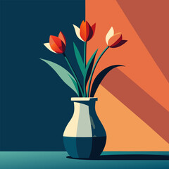 yellow tulips in vase