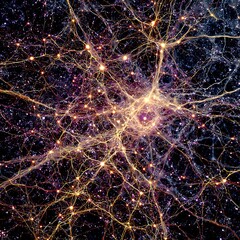 abstract blue background with bubbles