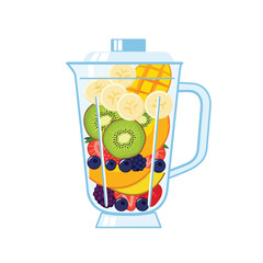  Blender with Fruits