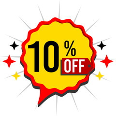 10% off ten percent off 10%off red 10 % off promotion, retail, sale, offer, price, business finance, percentage, buy, clearance, money, marketing, economy, discount coupon, gift card.