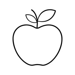 apple with leaf