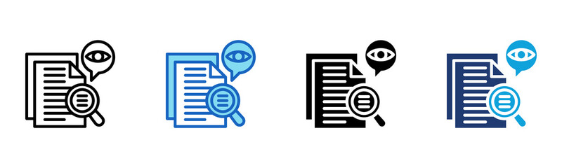 Transparency icon Multi Style Vector Illustration