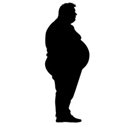 pregnant woman silhouette