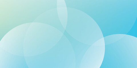 Minimal abstract background. Banner design with blue and green color gradation. Colorful and creative design.