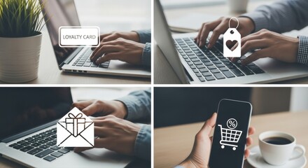 Customer engagement through loyalty programs, online shopping, and gift offers, all powered by technology