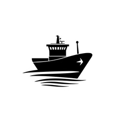boat on a white background