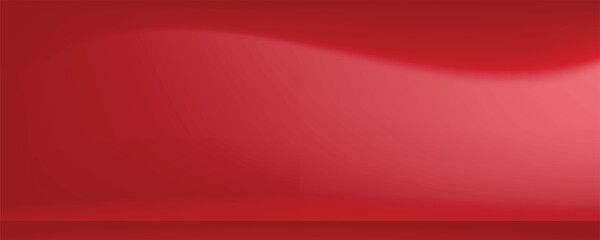 red for background and display your product
