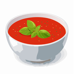  Tomatensuppe mit Basilikum