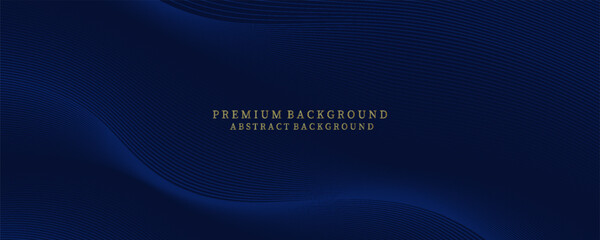 Obraz premium Premium background design with diagonal dark blue line pattern. Vector template for digital luxury banner, invitation, voucher, certificate. Eps10