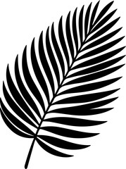 Obraz premium Monstera Leaf Silhouette Icon