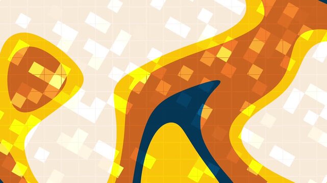 Autumn Navy Dynamic abstract background animation with flowing geometric shapes and vibrant color transitions for modern design