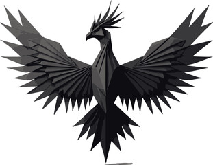 Obraz premium vector illustration of an eagle