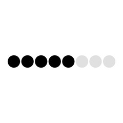 Progress Loading Bar Icon for Web and App Interface. Vector Illustration