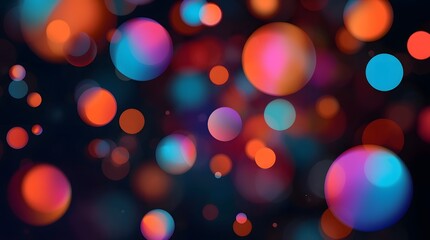 Obraz premium Colorful Bubbles Background