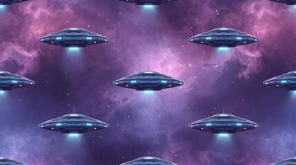 Aliens in Space Background