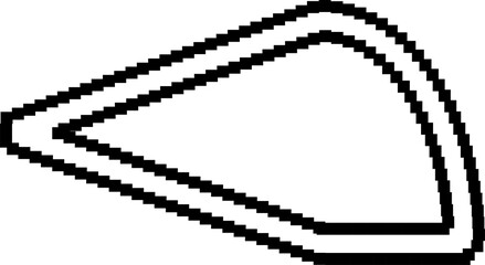 Triangle pixel geometric 8 bits