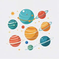 vector illustration of the planet earth