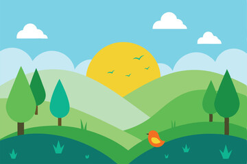 Obraz premium biking and outdoor adventure sports lifestyle sces (28).eps