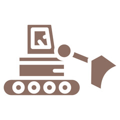Backhoe Vector Icons