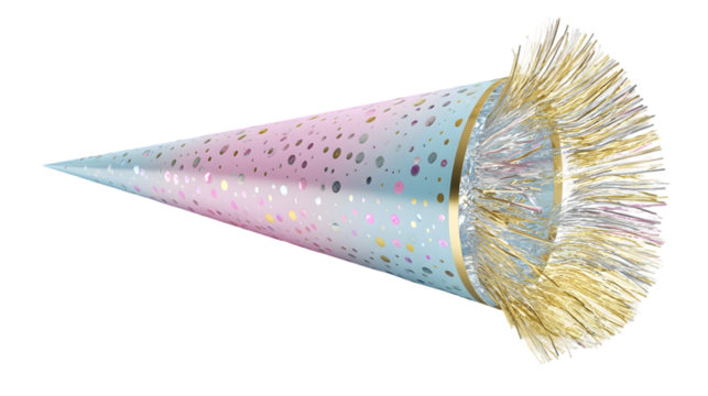 Single Party Trumpet with Metallic Accents