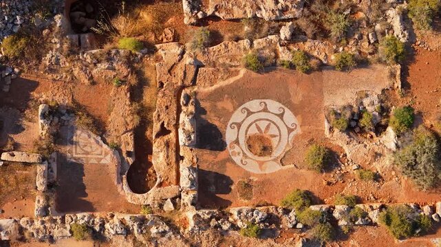Greece Peloponnese Mani Peninsula Southernmost Point Tenaro Lighthouse Trekking and Walking to the Lighthouse Roman Bath Mosaics and Views on the Way	