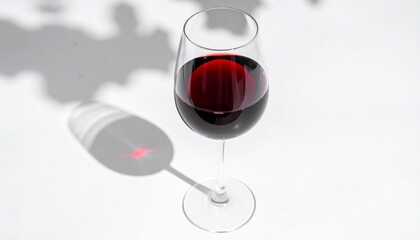 red wine in a glass 