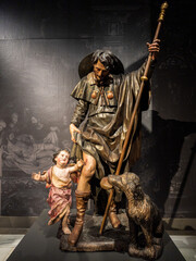 San Roque sculpture in Seville embodies healing and devotion