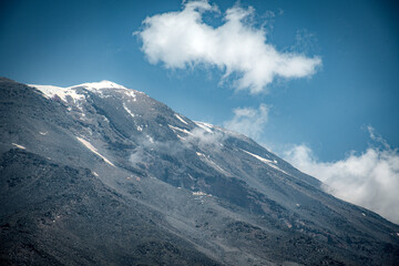 snow covered mountain