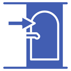 Emergency Exit Vector Icons