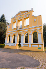 shots of Bosque Alemão in Curitiba showcasing forest trails and cultural landmarks
