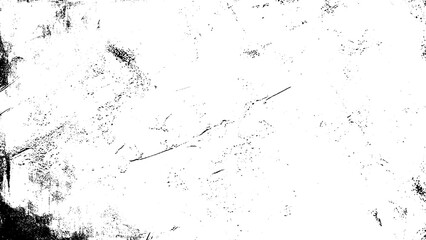 Black grainy texture isolated on white background. Distress overlay textured. Grunge design elements. Subtle grain scratch texture overlay.