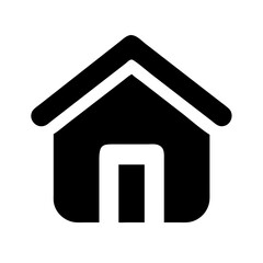 Modern Home Icon SVG – Minimalist Vector House Symbol