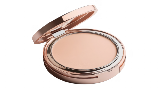 Compact foundation in an elegant case with a soft powder finish