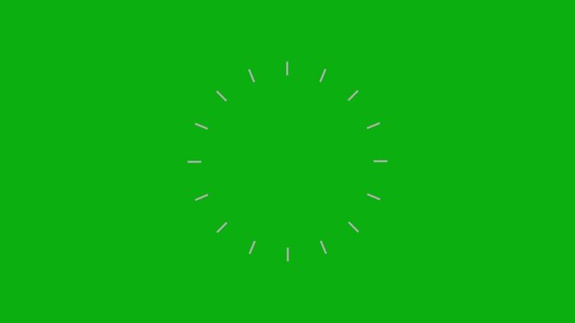 Stylish pop up circle rings with animated burst lines and firework glow. 4K visual on chroma key green screen background, made for celebration title animations and overlays.