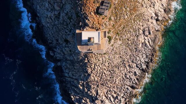 Greece Peloponnese Mani Peninsula Southernmost Point Tenaro Lighthouse Trekking and Walking to the Lighthouse Roman Bath Mosaics and Views on the Way	