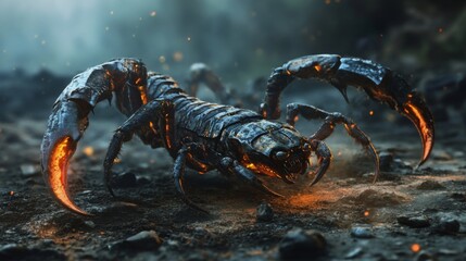 scorpions breathe using book lungs