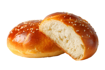 Sesame seed buns fresh baked bread delicious food