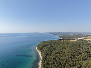 Aerial view of the beautiful landscape