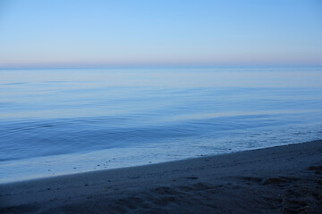 Tranquil Horizon over IJsselmeer Bay near Enkhuizen, Netherlands – February Noon