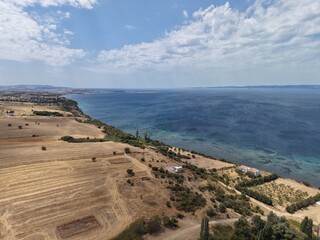 Aerial view of beautiful landscape