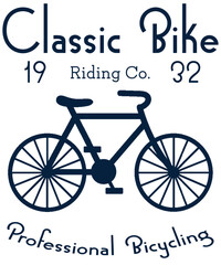 Classic Vintage Bike T-Shirt Design