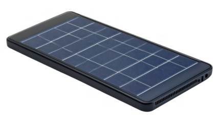 Portable solar charger with sleek design for sustainable energy needs