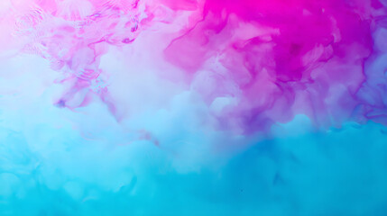 Neon pastel water background with pink purple teal shadows in soft watercolor lightplay