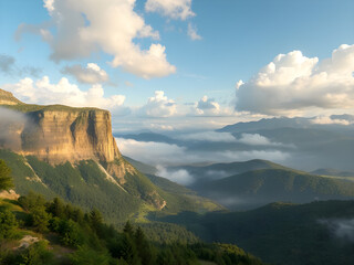 beautiful nature landscape.