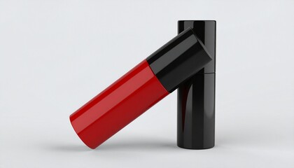 red marker on a white background