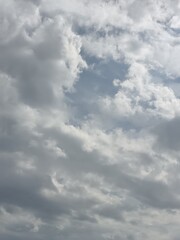 blue sky with clouds