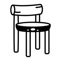 A sketchy style icon showing toilet
