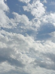 blue sky after rain